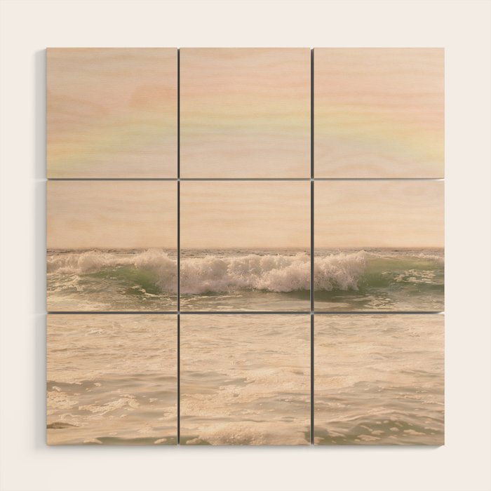 Charmed Rainbow Sea Wood Wall Art Gallery Image 1