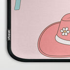 Cute Desert Cowgirl Pink Cowboy Boots Daisy Laptop Sleeve Gallery Image 3