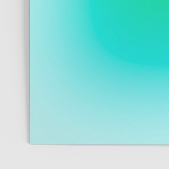 You are limitless optimistic gradient empowering women  green turquoise blue Poster Gallery Image 3