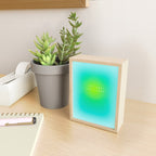 You are limitless optimistic gradient empowering women  green turquoise blue Mini Art Print Gallery Image 2