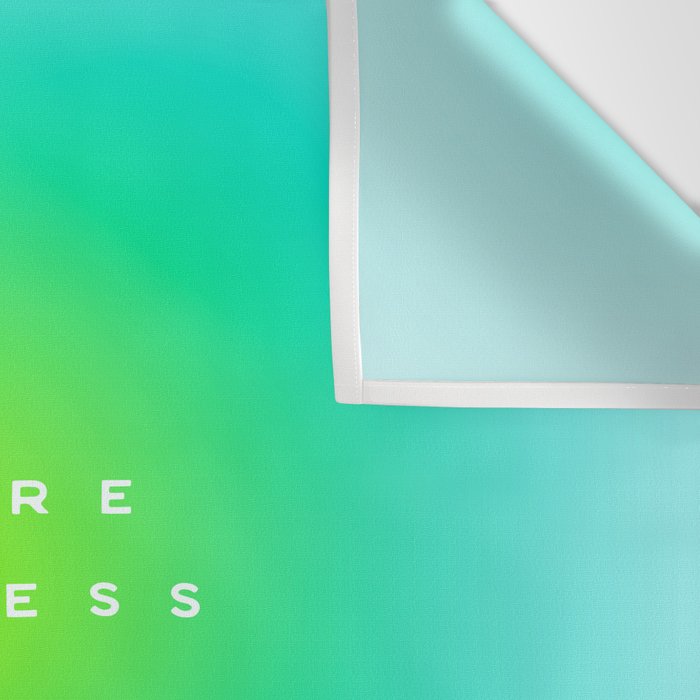 You are limitless optimistic gradient empowering women  green turquoise blue Wall Tapestry Gallery Image 3