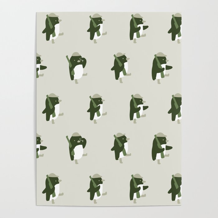 March of the Penguins pattern Poster Gallery Image 4
