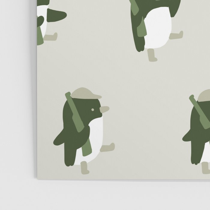 March of the Penguins pattern Poster Gallery Image 3