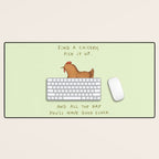 Good Cluck Desk Mat Gallery Image 1