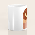 TERRACOTTA NIGHT, abstract landscape, moon and desert Coffee Mug Gallery Image 4