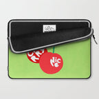 Big fruit Cherry duo with fun pun 'Cherry Nice'  Laptop Sleeve Gallery Image 2