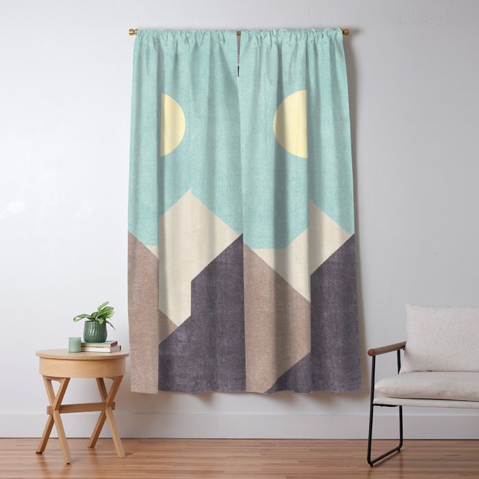 LANDSHAPES / Mountains - Day Window Curtain Gallery Image 5