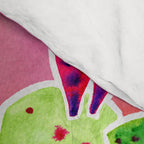 Armadillo and Cactus - Sunset Ombre Background Comforter Gallery Image 4
