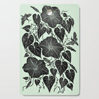 Moonflowers with Moths Cutting Board Gallery Image 1
