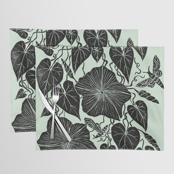 Moonflowers with Moths Placemat Gallery Image 1