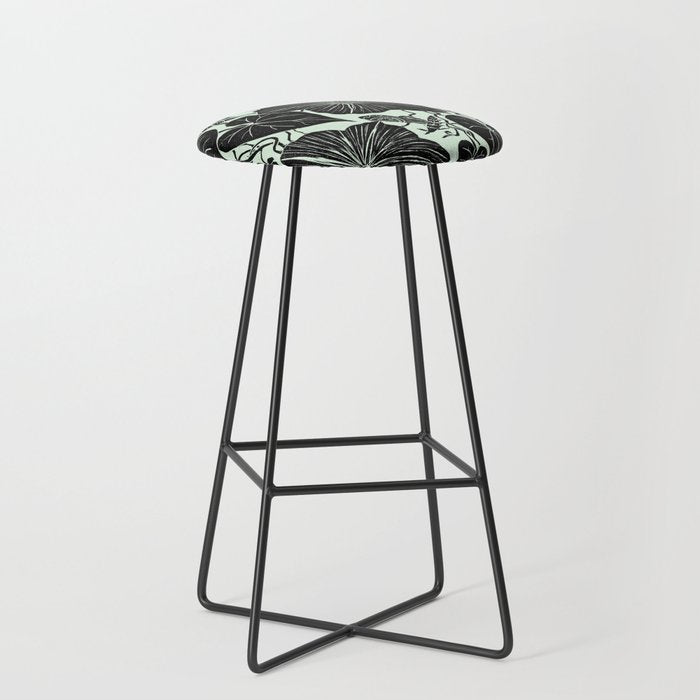 Moonflowers with Moths Stool Gallery Image 1