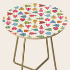 Wonderful Winged Insects - Colorful Retro Bugs Side Table Gallery Image 2