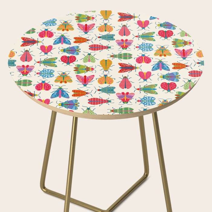 Wonderful Winged Insects - Colorful Retro Bugs Side Table Gallery Image 2