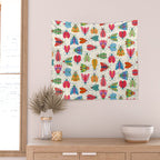 Wonderful Winged Insects - Colorful Retro Bugs Wall Tapestry Gallery Image 2