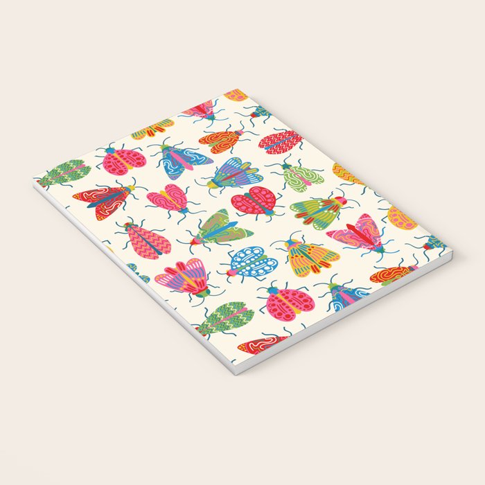 Wonderful Winged Insects - Colorful Retro Bugs Notebook Gallery Image 3
