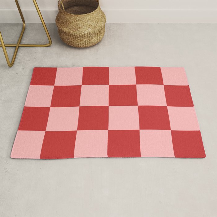 Checkered (Strawberry) Rug Gallery Image 1