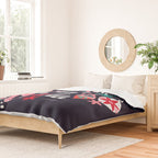 Fa La La Bouquet - Navy Duvet Cover Gallery Image 2