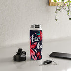 Fa La La Bouquet - Navy Water Bottle Gallery Image 4
