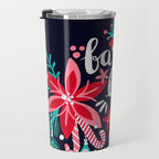 Fa La La Bouquet - Navy Travel Mug Gallery Image 3