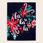 Fa La La Bouquet - Navy Poster Gallery Image 4