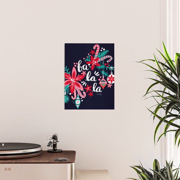 Fa La La Bouquet - Navy Poster Gallery Image 2