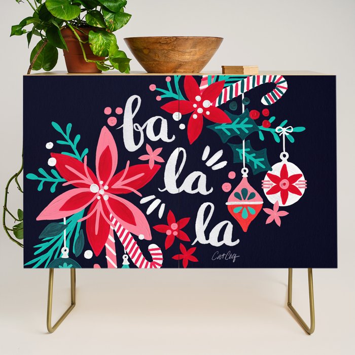Fa La La Bouquet - Navy Credenza Gallery Image 1