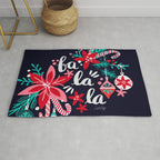 Fa La La Bouquet - Navy Rug Gallery Image 1