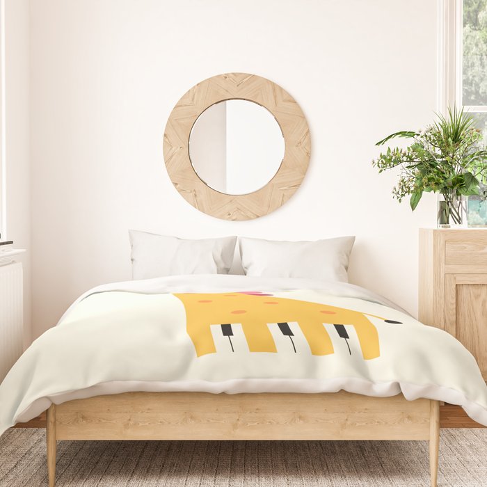 Giraffe Piano Duvet Cover Gallery Image 3
