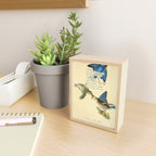 Bird Divinations: Blue Bird (about: almanacofbirds.org) Mini Art Print Gallery Image 2