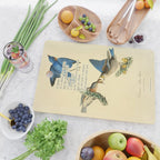 Bird Divinations: Blue Bird (about: almanacofbirds.org) Cutting Board Gallery Image 2