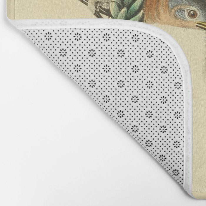 Bird Divinations: Blue Bird (about: almanacofbirds.org) Bath Mat Gallery Image 2