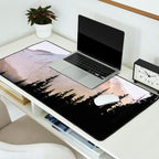Cascade Mountain High - Mount Rainier Sunset Desk Mat Gallery Image 2