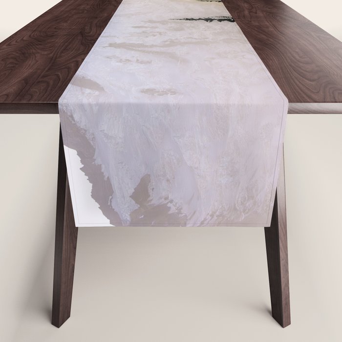 Cascade Mountain High - Mount Rainier Sunset Table Runner Gallery Image 1