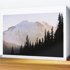 Cascade Mountain High - Mount Rainier Sunset Wall Mural Gallery Image 2