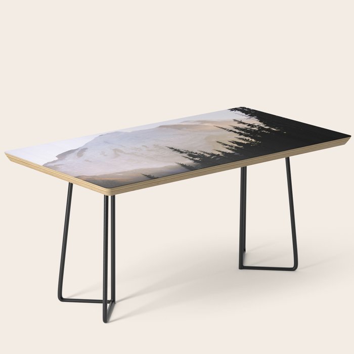 Cascade Mountain High - Mount Rainier Sunset Coffee Table Gallery Image 1