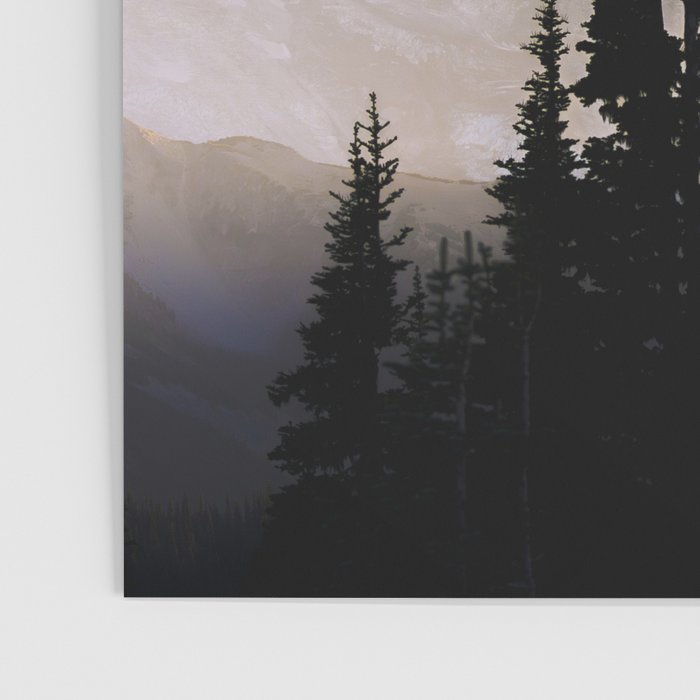 Cascade Mountain High - Mount Rainier Sunset Poster Gallery Image 3