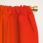 Touching Corners (Pink and Bold Orange) Window Curtain Gallery Image 2