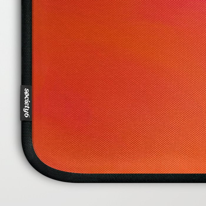 Touching Corners (Pink and Bold Orange) Laptop Sleeve Gallery Image 3