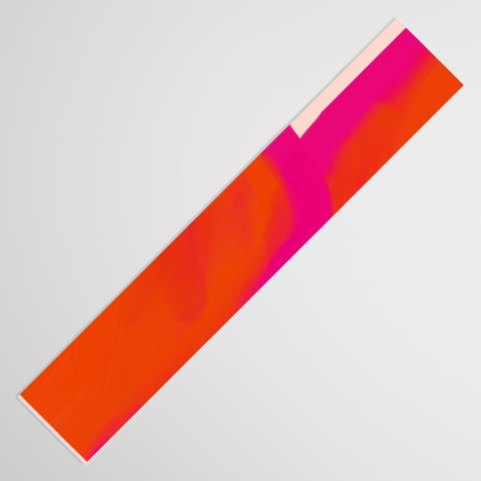 Touching Corners (Pink and Bold Orange) Table Runner Gallery Image 3