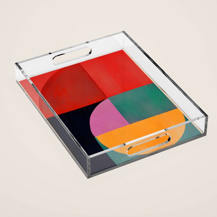 Abstract Shapes 63 Acrylic Tray Gallery Image 1