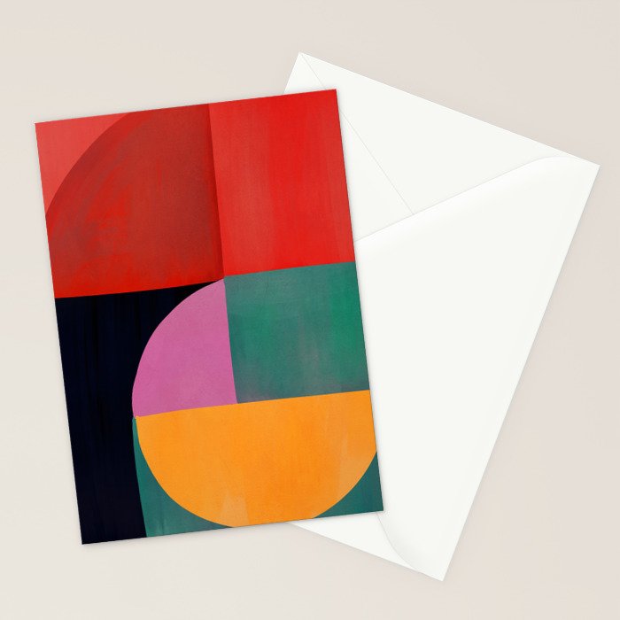 Abstract Shapes 63 Stationery Card Gallery Image 2