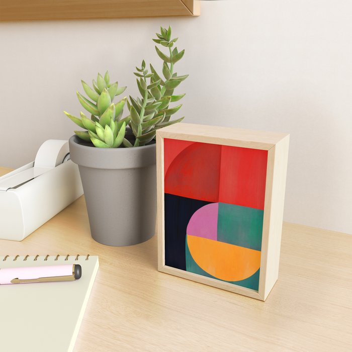Abstract Shapes 63 Mini Art Print Gallery Image 2