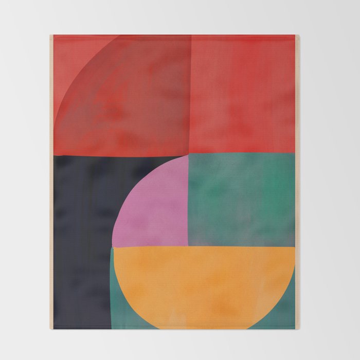 Abstract Shapes 63 Throw Blanket Gallery Image 2