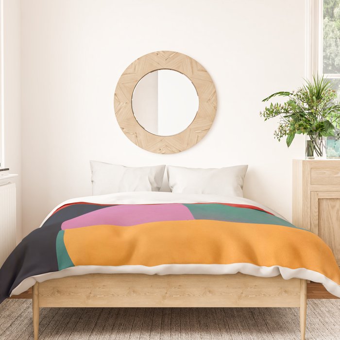 Abstract Shapes 63 Duvet Cover Gallery Image 3