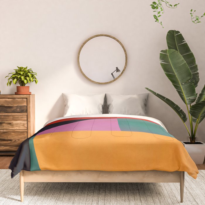 Abstract Shapes 63 Comforter Gallery Image 3