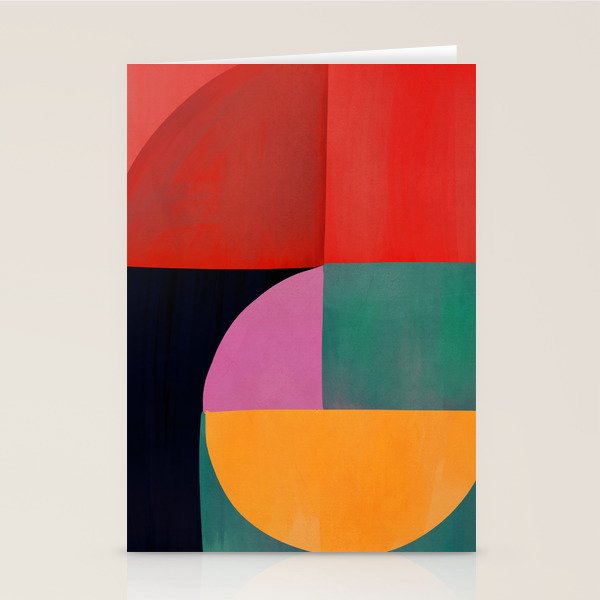 Abstract Shapes 63 Stationery Card Gallery Image 1