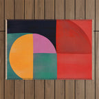 Abstract Shapes 63 Outdoor Rug Gallery Image 1