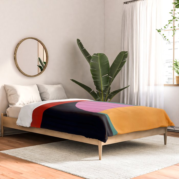 Abstract Shapes 63 Comforter Gallery Image 2