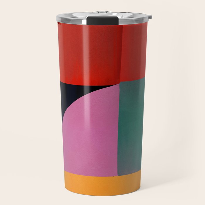 Abstract Shapes 63 Travel Mug Gallery Image 1