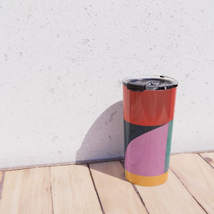 Abstract Shapes 63 Travel Mug Gallery Image 4
